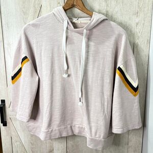 Pol Women's Cream and Black Hoodie